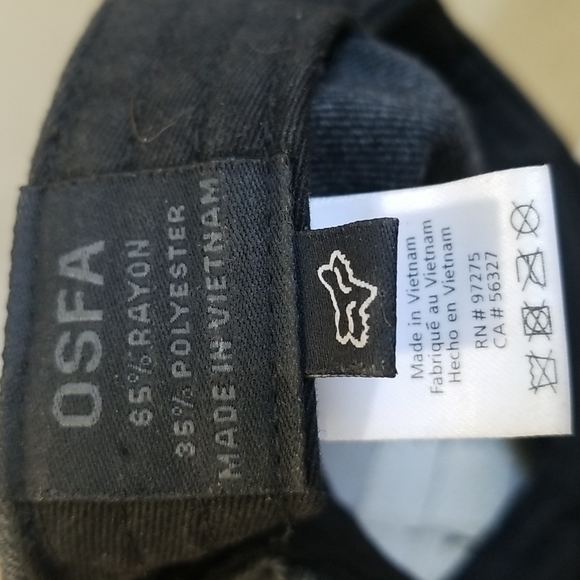 Fox brand  Created To Destroy dark gray adjustable hat - Picture 3 of 5